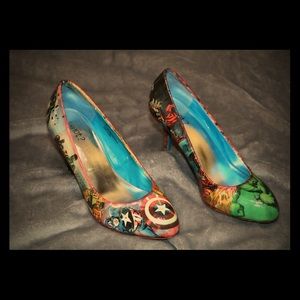 SZ 8 Avengers Pumps— Homemade, very original